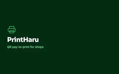 PrintHaru, scan and print in seconds at your local shop